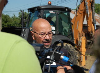 Primarul Sectorului 5 demolează zidul ilegal și ia măsuri pentru siguranța publică Cristian Popescu Piedone