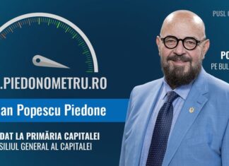 Popescu Piedone: Pe 9 iunie alege un primar care face și hai să aducem Bucureștiul unde trebuie să fie