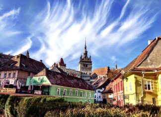 Cetatea medievală Sighișoara vizitată cu ajutorul unui tur virtual panoramic Sighisoara