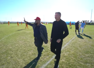 Popescu Piedone, prezent la un meci de fotbal în județul Giurgiu: „Promit să am grijă ca mingea și sportul să aducă bucurii în toate comunitățile județului Giurgiu!”