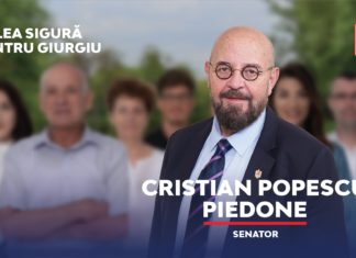 Cristian Popescu Piedone: PSD-ul este singura șansă pentru România, Ciolacu va fi președinte