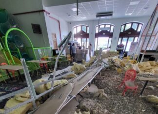 Tavanul unui loc de joacă s-a prăbușit la Botoșani! 18 persoane puteau fi zdrobite. ANPC: „Am evitat o tragedie!”