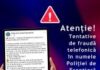 Tentative de fraudă în numele Poliției de Frontieră